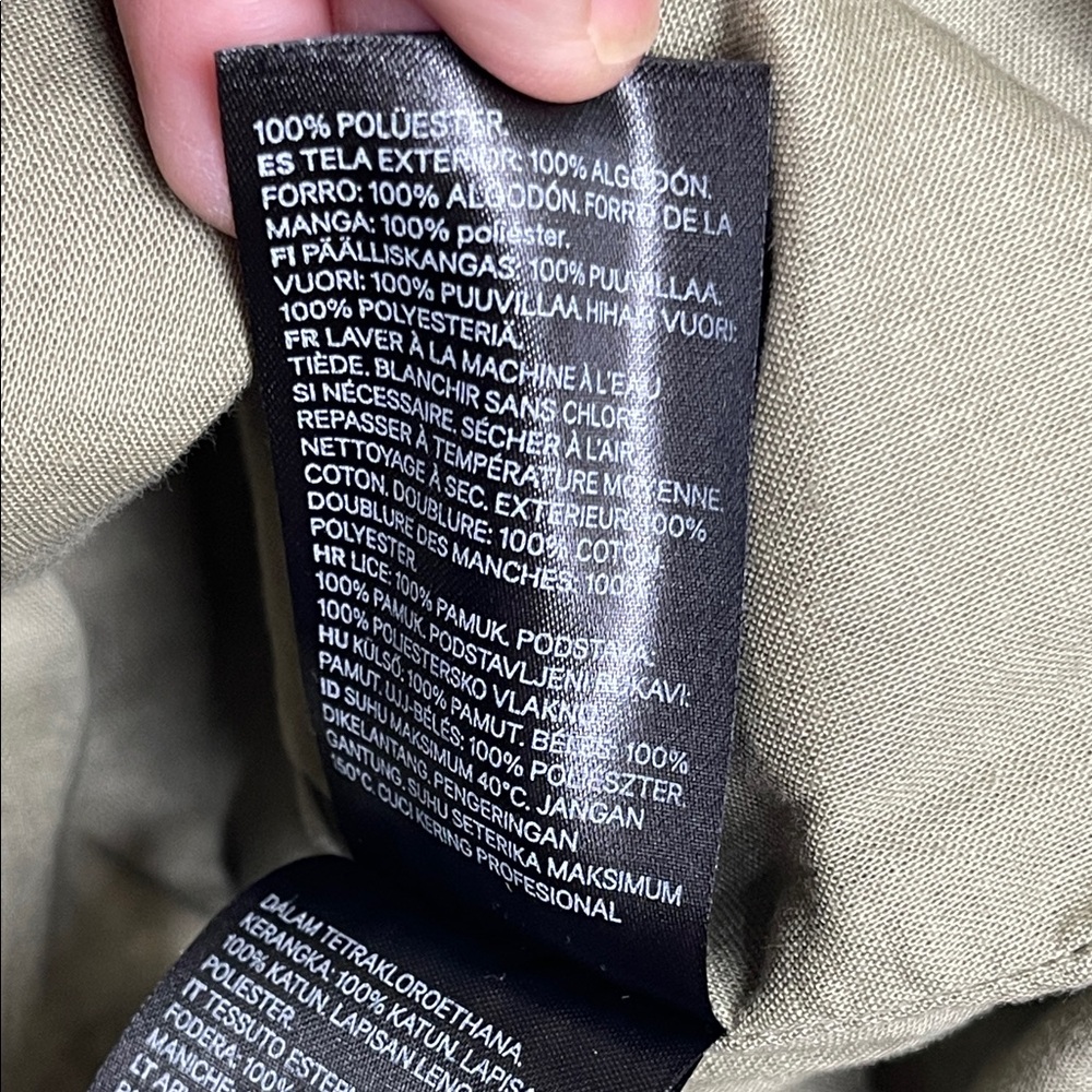 H&M PATTERNED UTILITY JACKET - Picture 9 of 12